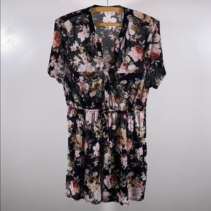 1X Stretchy sheer swim cover up